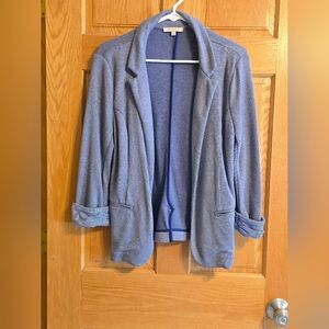 Skies are blue textured blazer Size medium